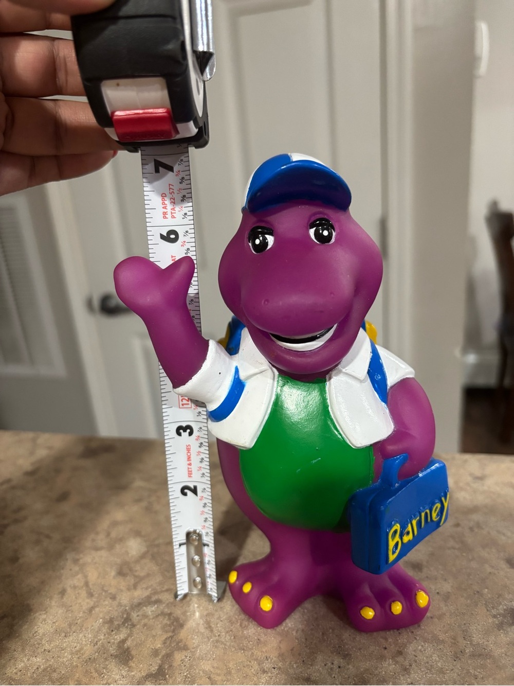Barneys New York Purple & Green Dinosaur Reptile Enrichment Toy